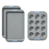 Pyrex® Metal Bakeware 3-Piece Set in Cerulean