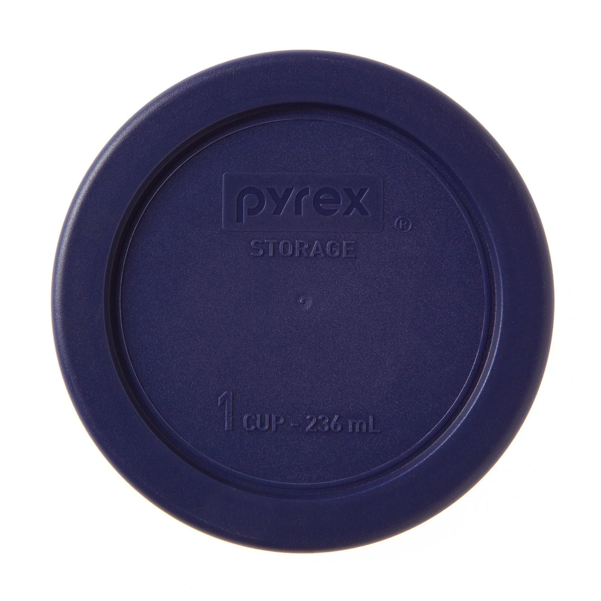 Pyrex® Blue Lid for 1-cup Round Glass Food Storage Container