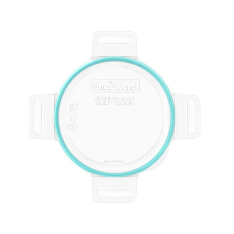 Snapware® Total Solution® Medium Round Plastic Lid with Teal Seal