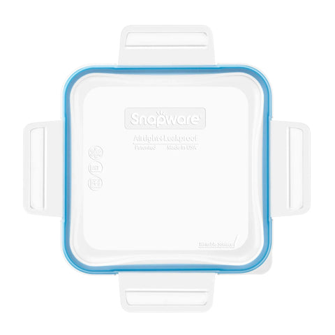 Snapware® Total Solution® Medium Square Plastic Lid with Light Blue Seal
