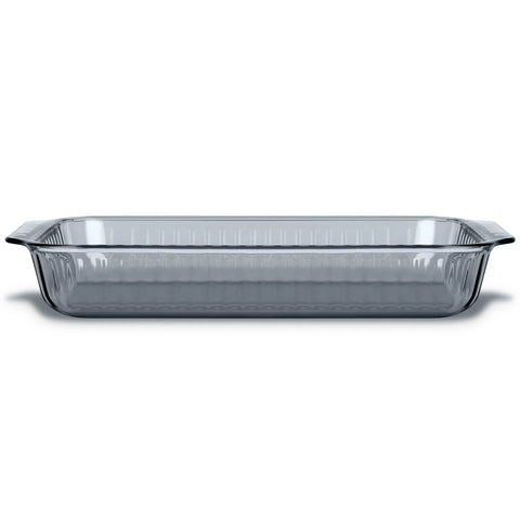 Pyrex® Sculpted Tinted Colors Sculpted Tinted 9" x 13" Baking Dish, Smoke