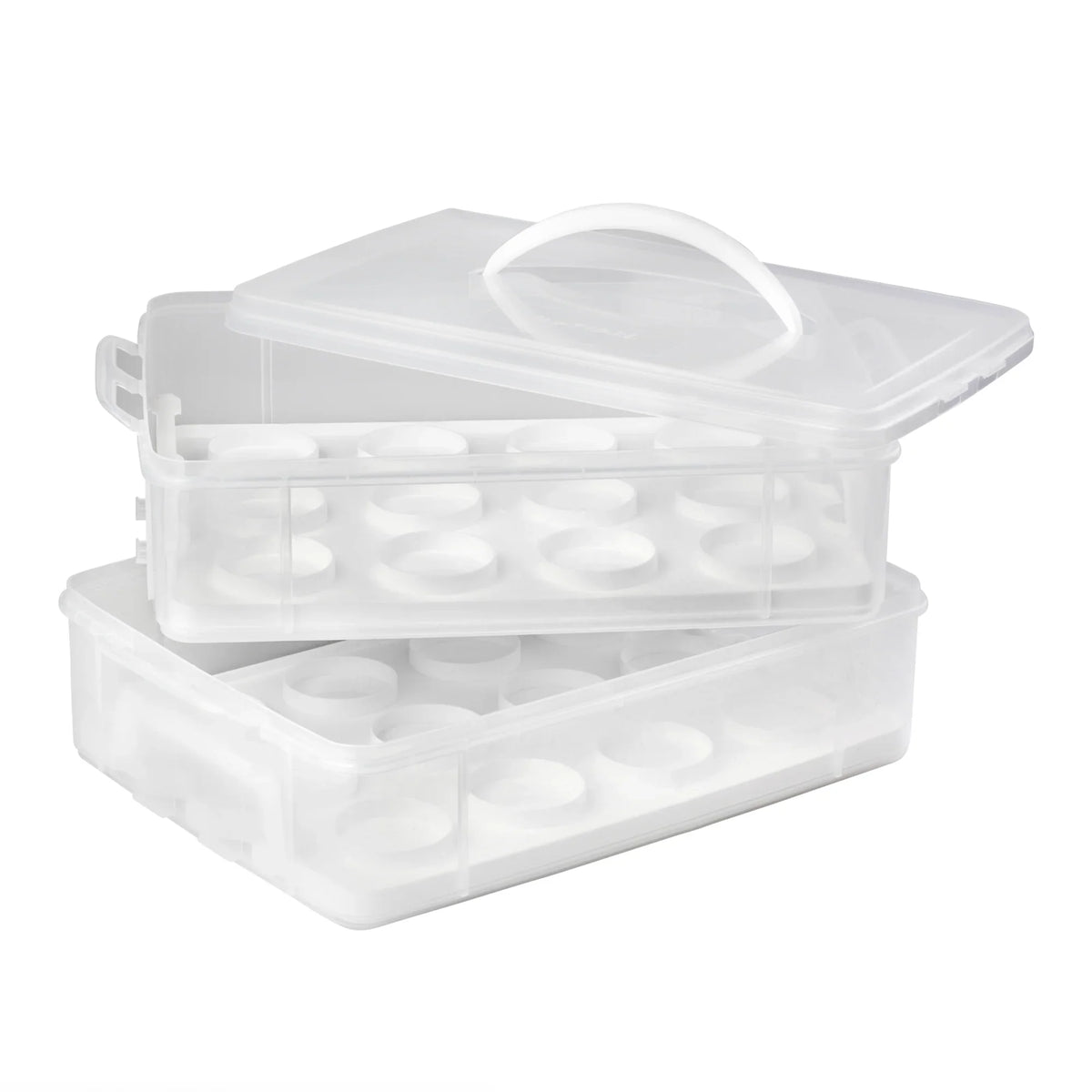 Snapware® Snap 'N Stack Enter-Tainers 2-Layer Cookie, Cake & Brownie Carrier