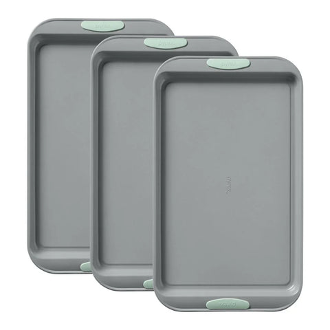 Pyrex® Metal Bakeware 3-Piece Large Cookie Sheet Set in Sage